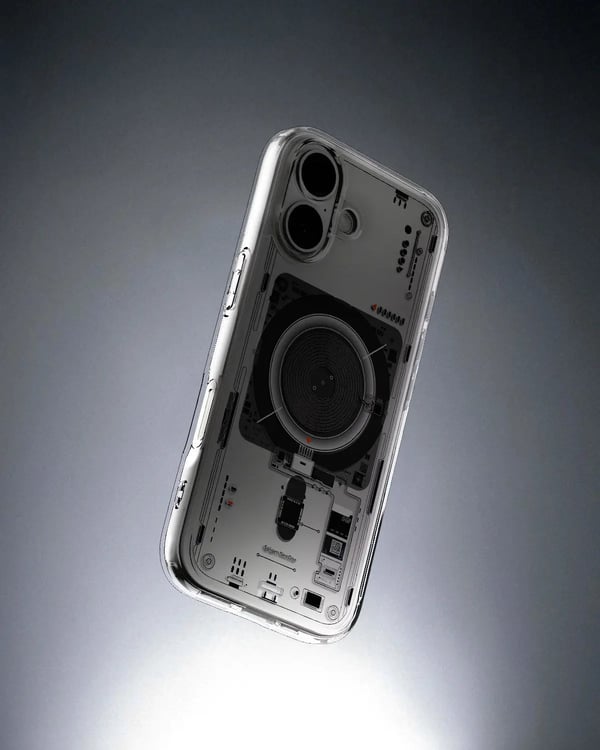 Miniatyrbillede 2 af 2: Spigen Ultra Hybrid (MagFit) Neo One mobiltelefon etui 16 cm (6.3") Cover Sort, Transparent