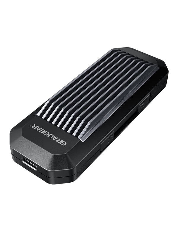 GRAUGEAR G-M202-AC-10G tallennusaseman kotelo SSD-kotelo Musta M.2