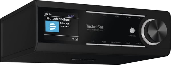 TechniSat DIGITRADIO 23 ASA Keittiö Digitaalinen Musta