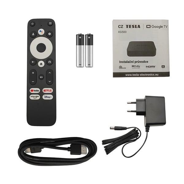 Miniatyrbillede 6 af 6: Tesla XG500 TV set-top boks Ethernet (RJ-45), WLAN 4K Ultra HD Sort