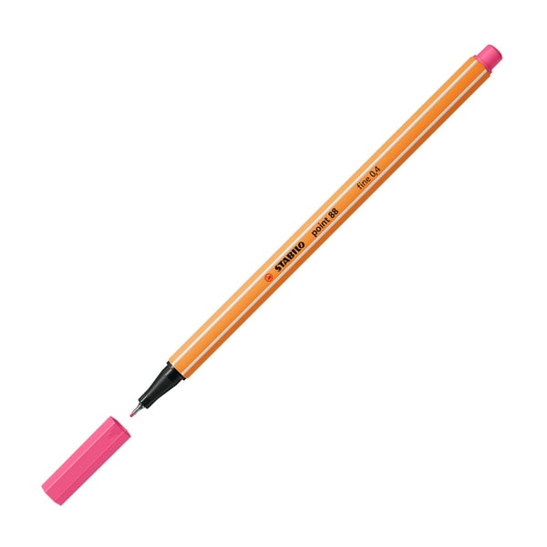 Miniatyrbild 4 av 8: STABILO point 88 filtpenna Fin Rosa 1 styck