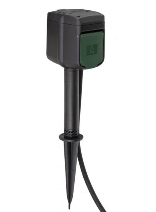 Brennenstuhl 1154540601 smart stik Sort, Grøn