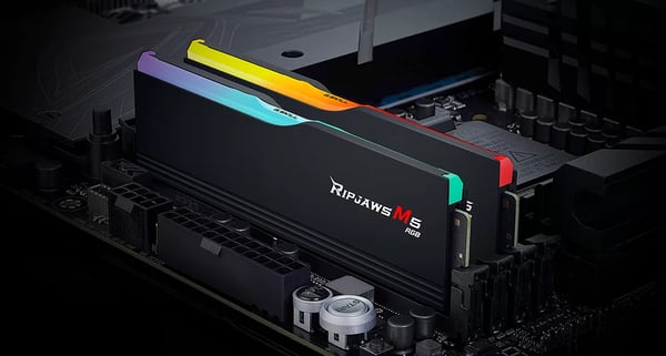 Miniatyrbillede 2 af 5: G.Skill Ripjaws M5 RGB hukommelsesmodul 48 GB 2 x 24 GB DDR5 5200 MT/s 288-pin DIMM