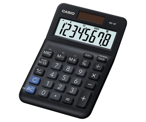 Casio MS-8F regnemaskine Desktop Basis Sort