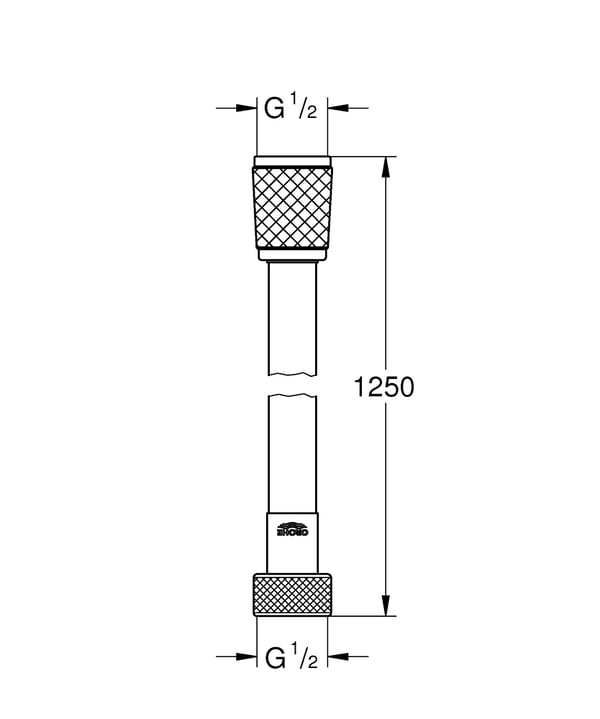 Miniatyrbild 2 av 2: GROHE VitalioFlex Trend Krom