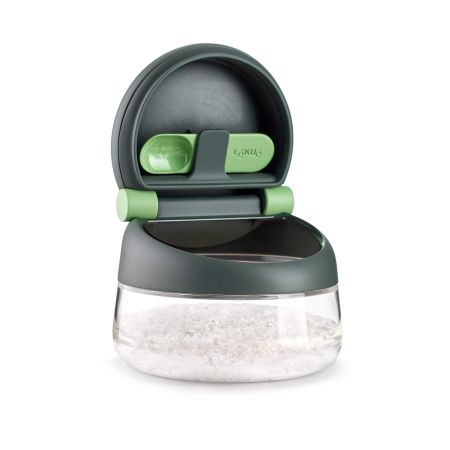 Lékué 883323 krydderishaker Grå, Transparent Saltshaker
