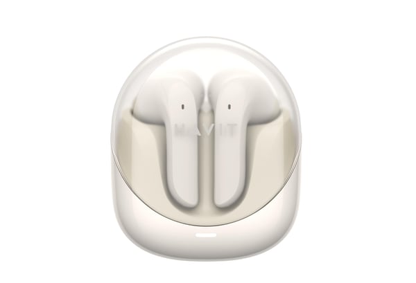 Havit 6939119079918 hovedtelefoner/headset Trådløs I ørerne Musik Bluetooth Beige
