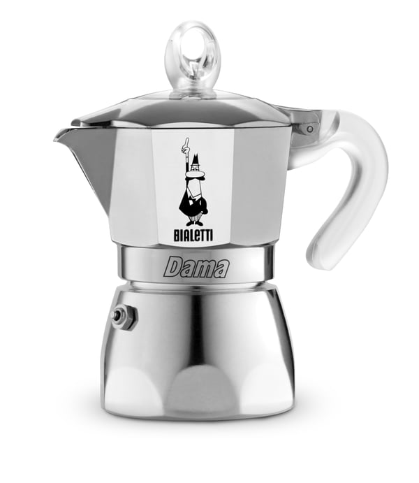 Miniatyrbillede 1 af 3: Bialetti Dama Pure Ice Moka gryde 0,075 L Metallic
