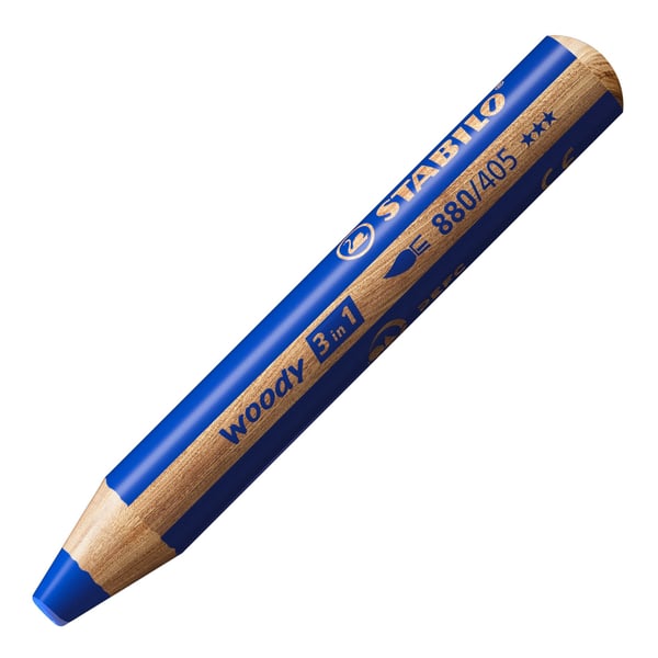STABILO woody 3 in 1 Blå 1 styck STABILO woody 3 in 1 Blå 1 styck