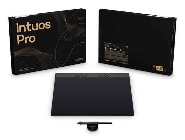 Wacom Intuos Pro Large tegneplade Sort 349 x 195 mm USB/Bluetooth
