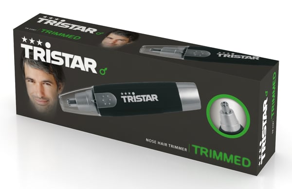 Tristar TR-2587 tarkkuustrimmeri Musta, Hopea