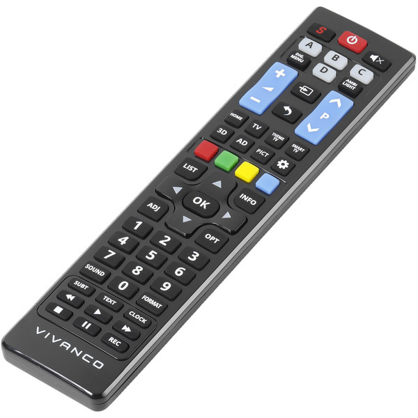 Vivanco RR 260 fjärrkontroll IR trådlös TV Tryckknappar