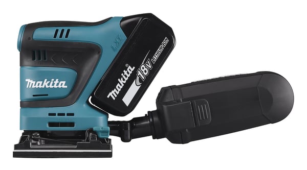 Miniatyrbild 15 av 15: Makita DBO480Z bärbar slipmaskin Excenterslip 14000 OPM Svart, Blå 210 W