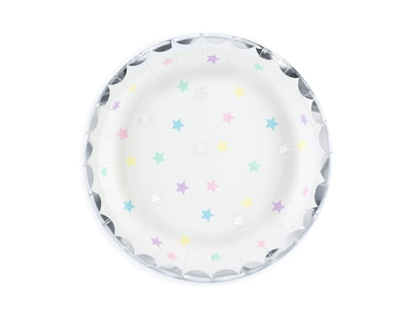 LAUTASET ONE ROSE - TÄHDET 18cm 6kpl