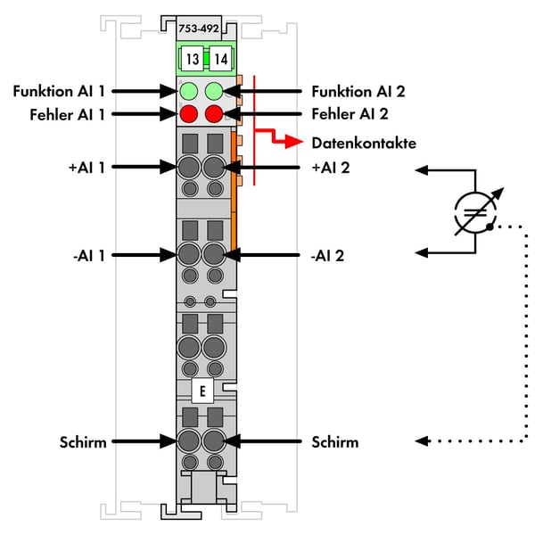 Wago 753-492 fältbussmodul