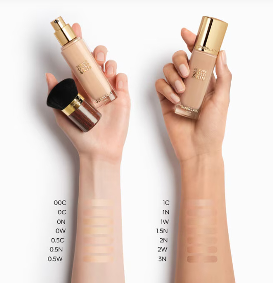 Guerlain Parure Gold Skin Rejuvenating Radiance Foundation - 24h Care & Wear 35 ml Pumpeflaske Creme 2N Natural