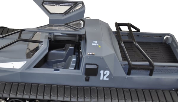 Amewi Military Police Kettenfahrzeug Grau Radio-kontrolleret (RC) model Elektrisk motor 1:12