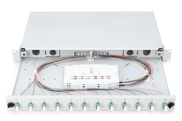 Miniatyrbild 5 av 8: Digitus DN-96331/9APC fiberoptiskt skarvhölje