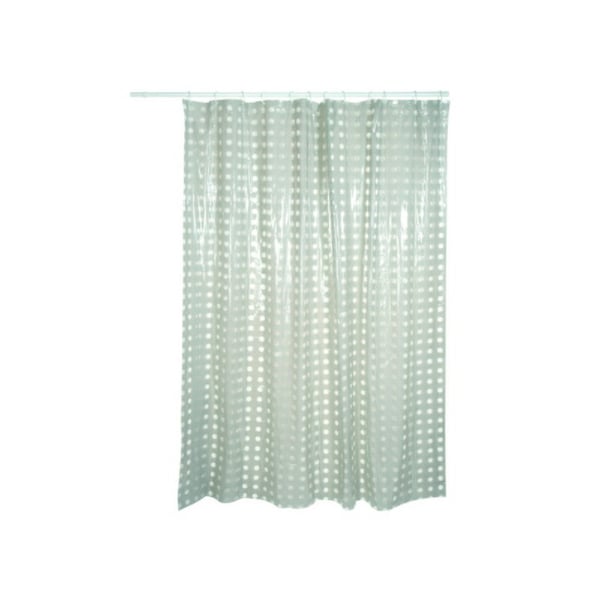 Miniatyrbillede 1 af 3: MSV 141044 badeforhæng Ring Polyvinylchlorid (PVC) Gråbrun