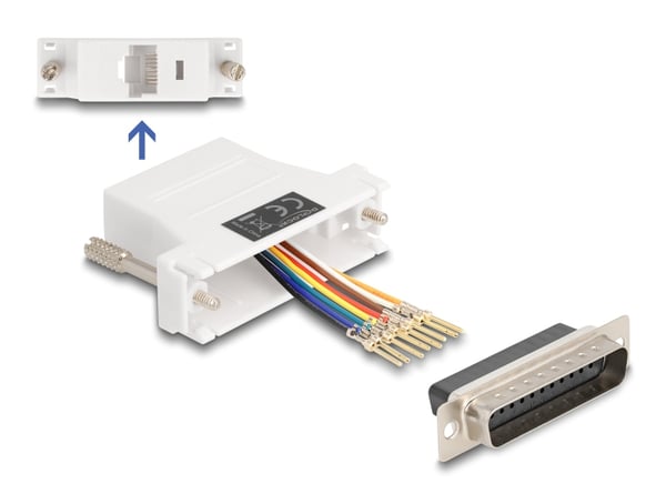 Miniatyrbild 1 av 2: DeLOCK 67114 nätverkskort/adapters RJ-45