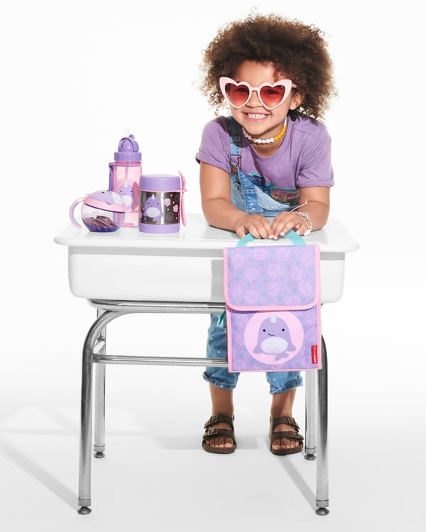 Skip Hop SH252572 madkasse Frokostbeholder 0,222 L Rose, Violet, Hvid 1 stk