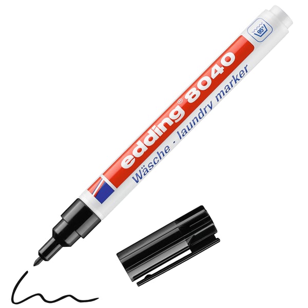 Edding 8040 speedmarker 1 stk Rund spids Sort