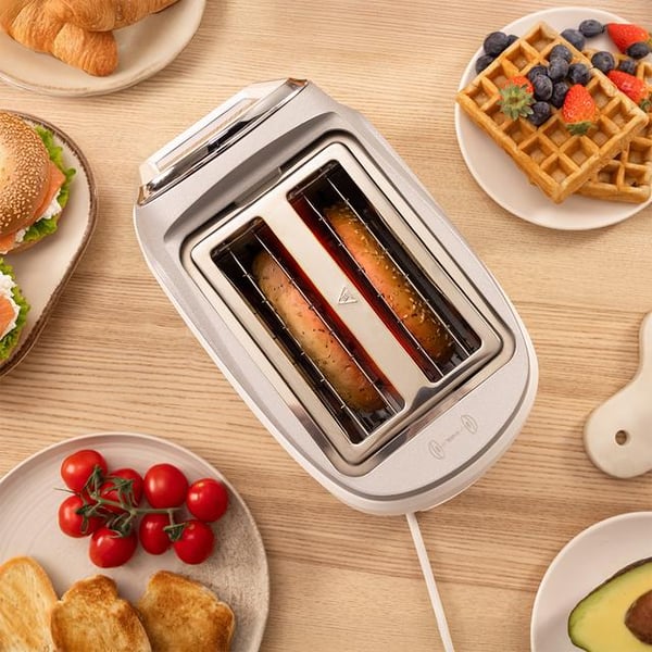 Cecotec ToastPad Double Pro Screen 7 2 viipale(i)ta 1400 W Valkoinen