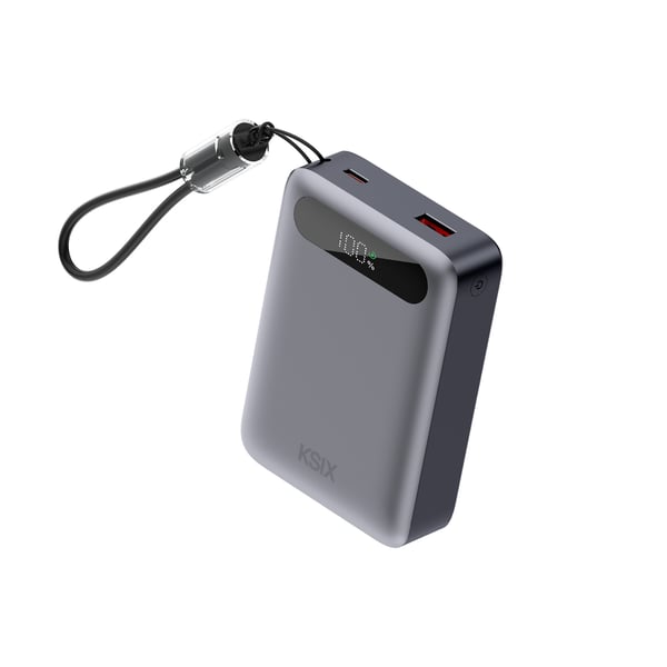 Miniatyrbillede 1 af 8: Ksix BPB20PD22G powerbank Lithium polymer (LiPo) 20000 mAh Grå