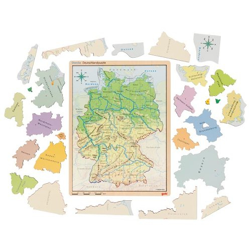 Miniatyrbillede 8 af 8: Goki 57417 puslespil Form puslespil 98 stk Verden