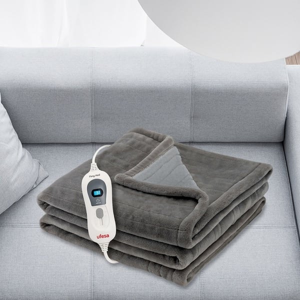 Pikkukuva 3 / 5: Ufesa Softy Fleece Sähkökäyttöinen huopa 120 W Harmaa