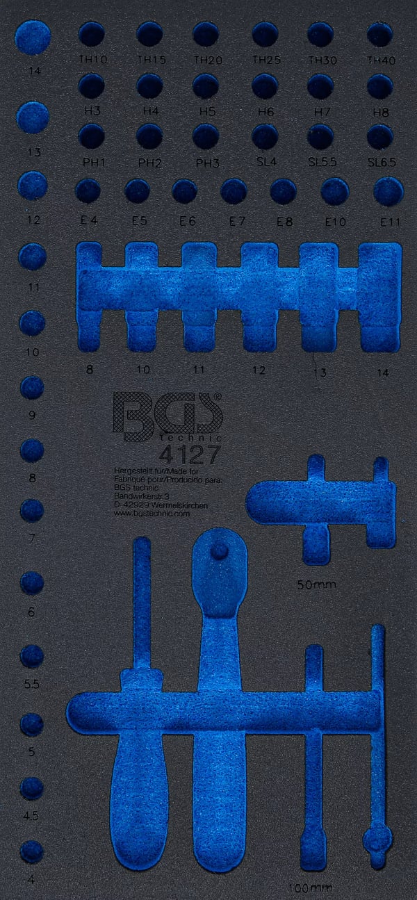Miniatyrbild 1 av 2: BGS technic Tool Tray 1/3