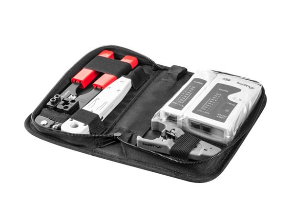 Miniatyrbillede 3 af 5: Lanberg KIT DE HERRAMIENTAS PARA REDES NT-0301 - TESTER - PELACABLES - CRIMPADORA - HERRAMIENTA DE I