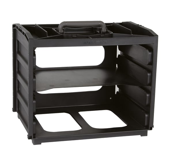 Miniatyrbillede 1 af 3: raaco HandyBox 55 transportkasse til udstyr Sort