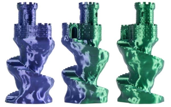 Miniatyrbillede 2 af 4: Spectrum Filaments 81415 3D print materiale Polymælkesyre (PLA), Silke Flerfarvet 1 kg