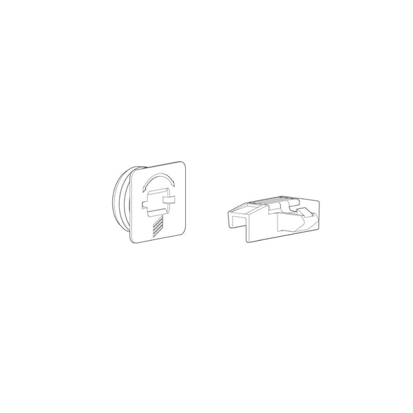 Hettich 9257735 skufferulle & -skinne