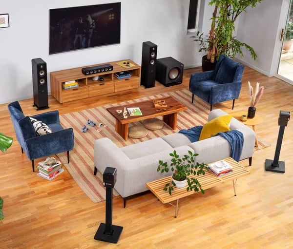 Polk Audio Signature Elite ES10 5-vägs Svart Kabel