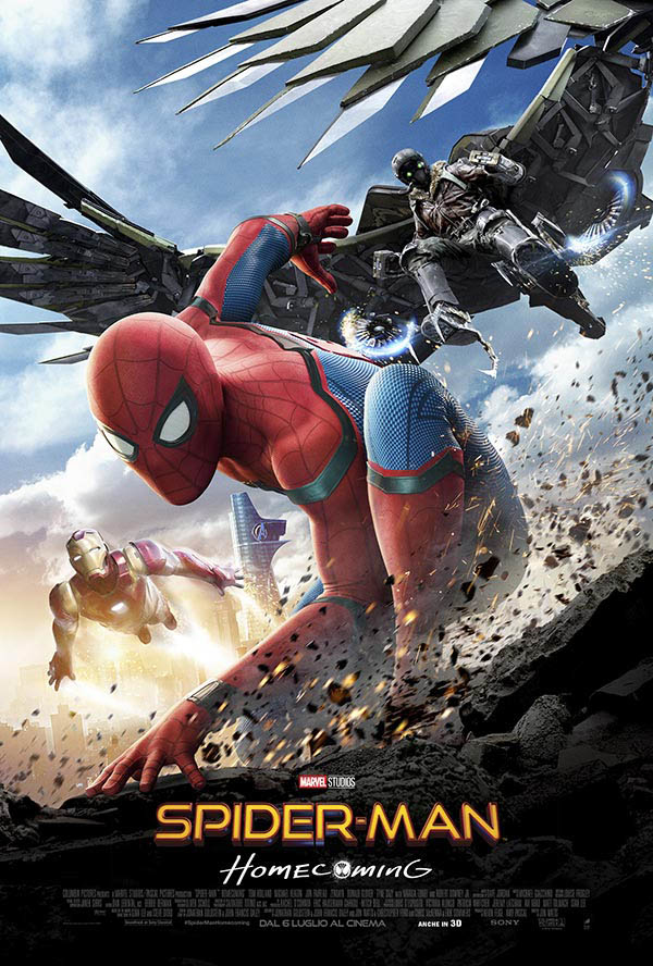 Universal Pictures Spider-Man: Homecoming Blu-ray Engelsk, Hindi, Italiensk