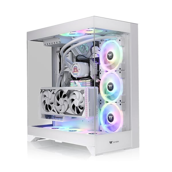 Pikkukuva 1 / 6: Thermaltake CTE E550 TG Midi Tower Valkoinen