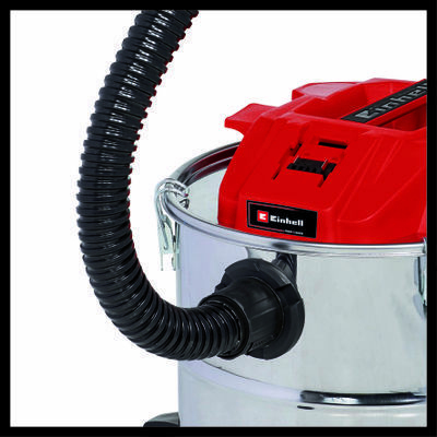 Miniatyrbild 5 av 8: Einhell TE-AV 18/15 Li C-Solo 15 l Svart, Grå, Röd