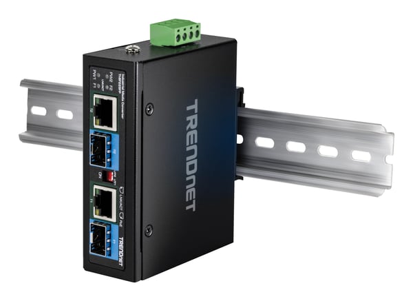 Miniatyrbillede 4 af 6: Trendnet TI-BF22SFP netværksomformer til medie 1000 Mbit/s Sort