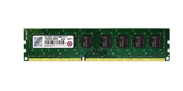Transcend TS1GLK72V6H muistimoduuli 8 GB 2 x 8 GB DDR3 240-pin DIMM ECC Transcend TS1GLK72V6H muistimoduuli 8 GB 2 x 8 GB DDR3 240-pin DIMM ECC