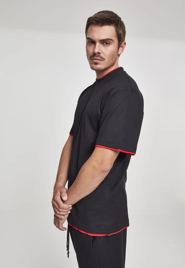 Urban Classics TB029A T-shirt Crew neck Kort ærme Bomuld