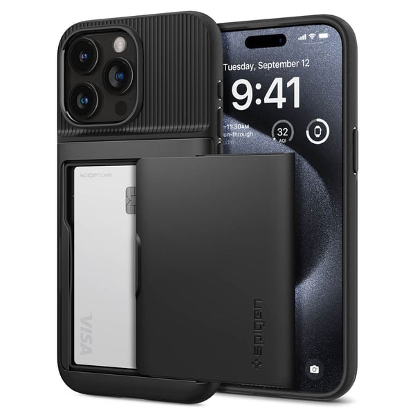Pikkukuva 1 / 10: Spigen ACS06728 matkapuhelimen suojakotelo 15,5 cm (6.1") Suojus Musta
