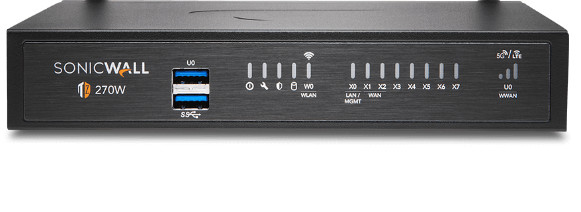 SonicWall Tz270 firewall (hardware) 2 Gbit/sek.