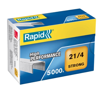 Rapid Hæfteklammer Strong 21/4 galvaniseret æske a 5.000