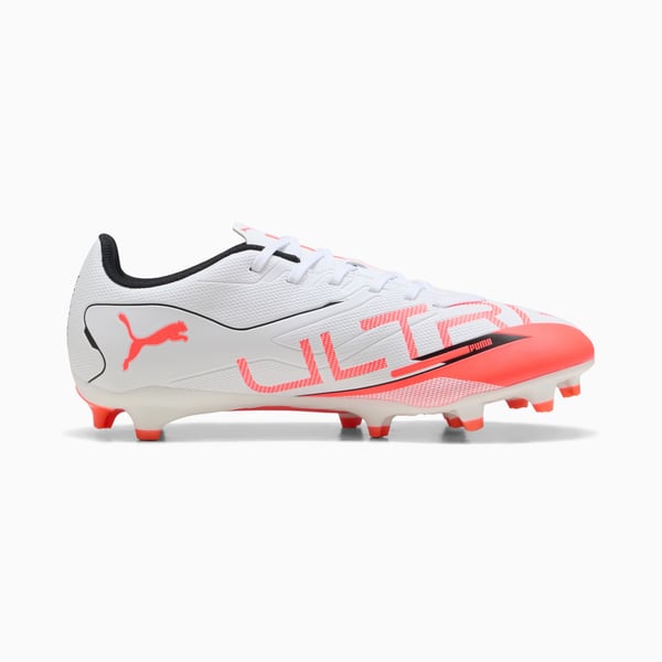Miniatyrbillede 4 af 6: PUMA Ultra 5 Play FG/AG Fodbold Unisex Orange, Hvid