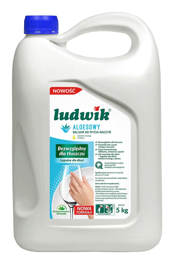 Ludwik Opvaskemiddel med Aloe Vera 5kg