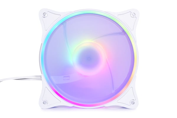 Miniatyrbild 1 av 7: Alphacool Rise Aurora Datorväska Fan 12 cm Vit 1 styck