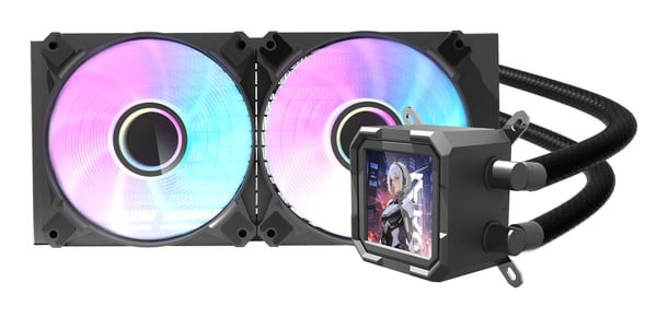 Pikkukuva 3 / 3: darkFlash DV240S Suoritin All-in-one-nesteenjäähdytin 12 cm Musta 1 kpl