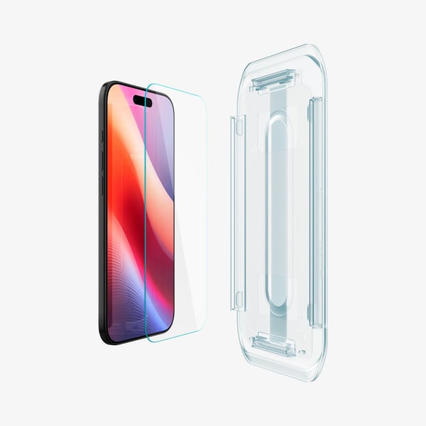 Spigen Glas.tR EZ Fit Kirkas näytönsuoja Apple 2 kpl
